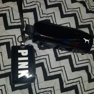 VS PINK LANYARD AND POUCH